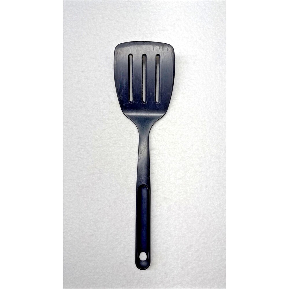 Tupperware 1813-6 12" Slotted Spatula Turner Black Utensil